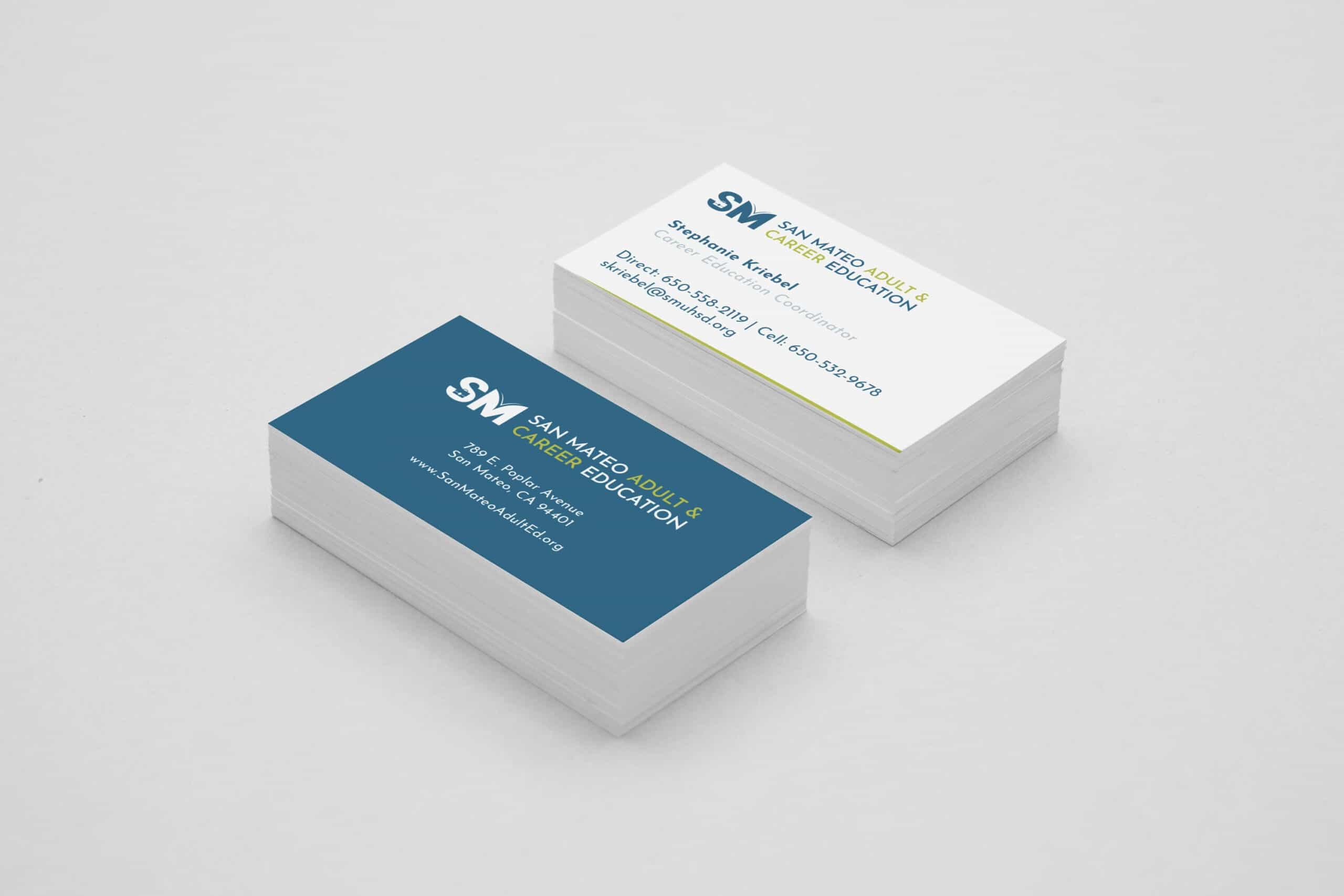 San Mateo Adult & Career Education Business Card