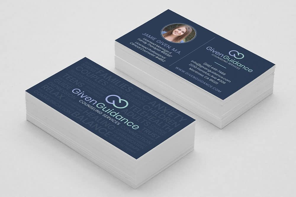 Given Guidance Business Card Design